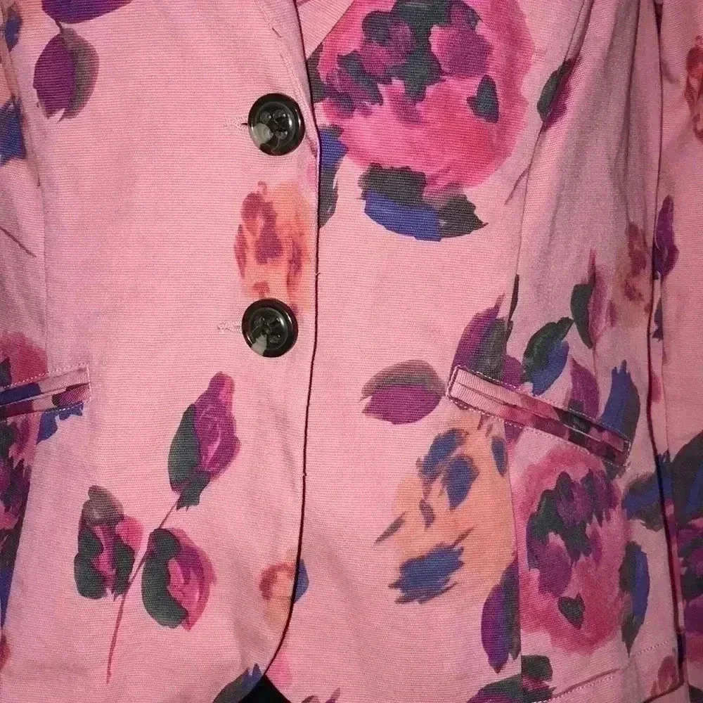 CAbi Floral Blazer Jacket Size S - Picture 5 of 7